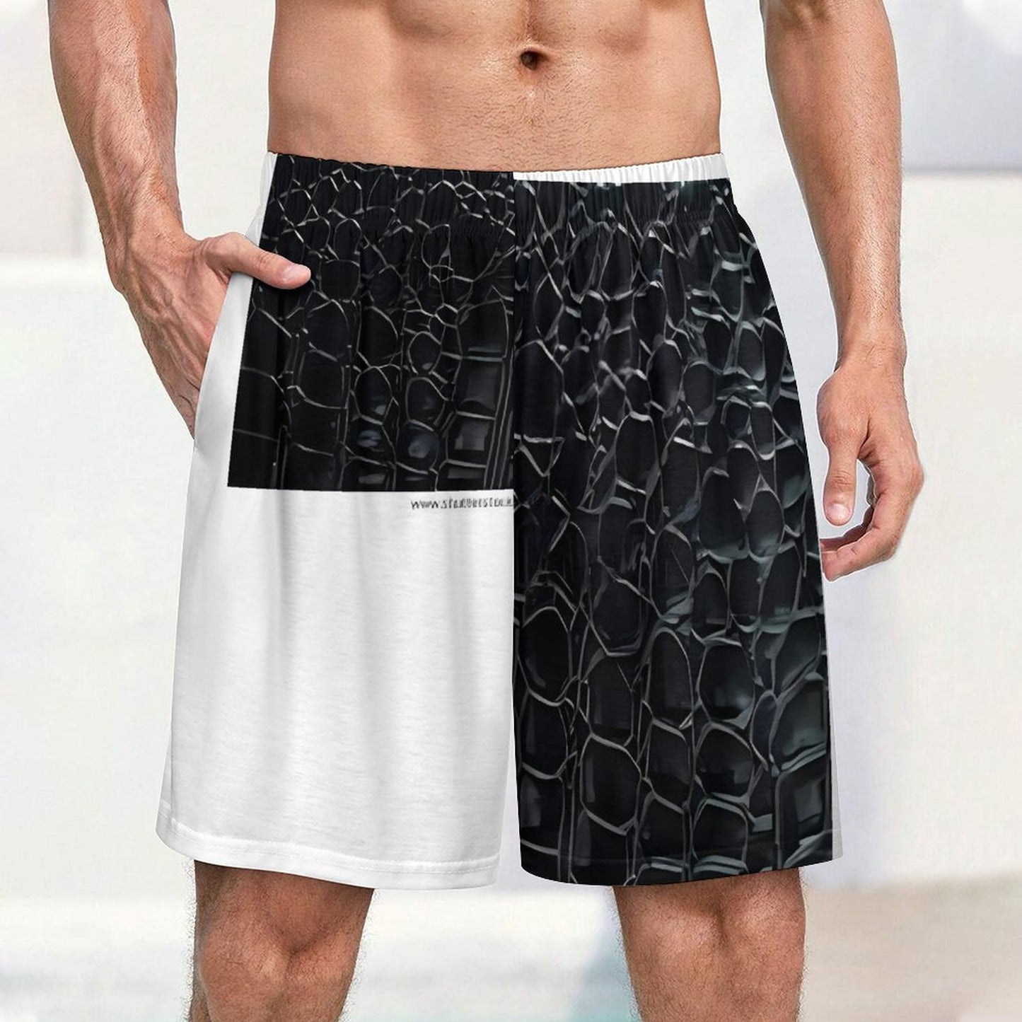 170gsm Pajama Shorts for Men LM012 (All-Over Printing)