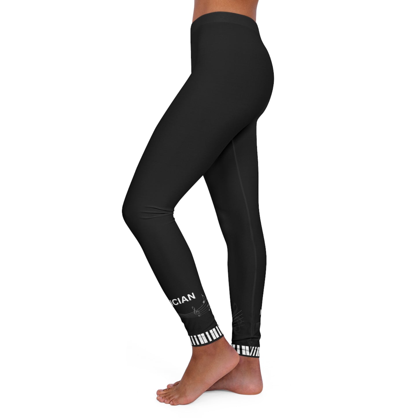 MUSICIAN'S PIANO Women's Casual Spandex Leggings-XS-2XL