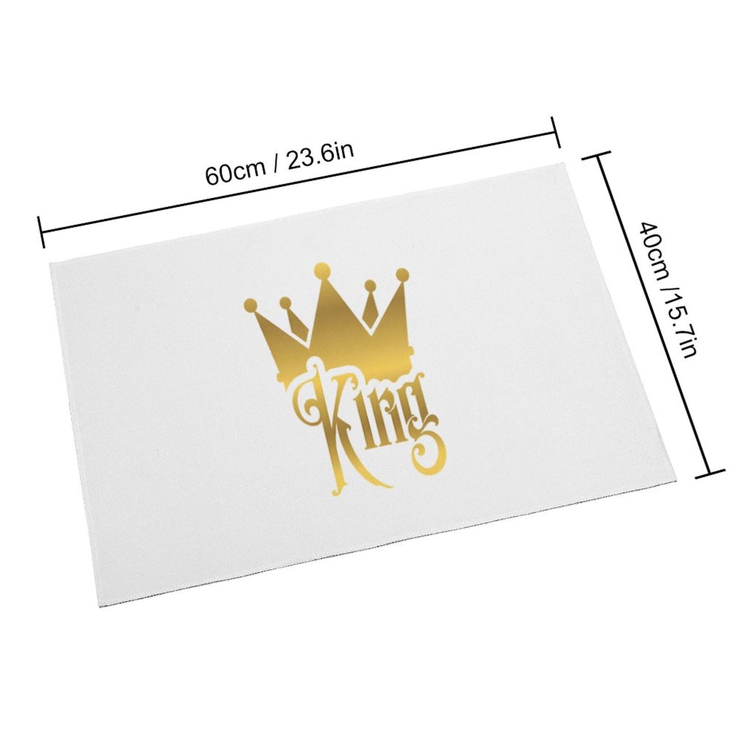 Crystal Velvet Bedroom Floor Mat