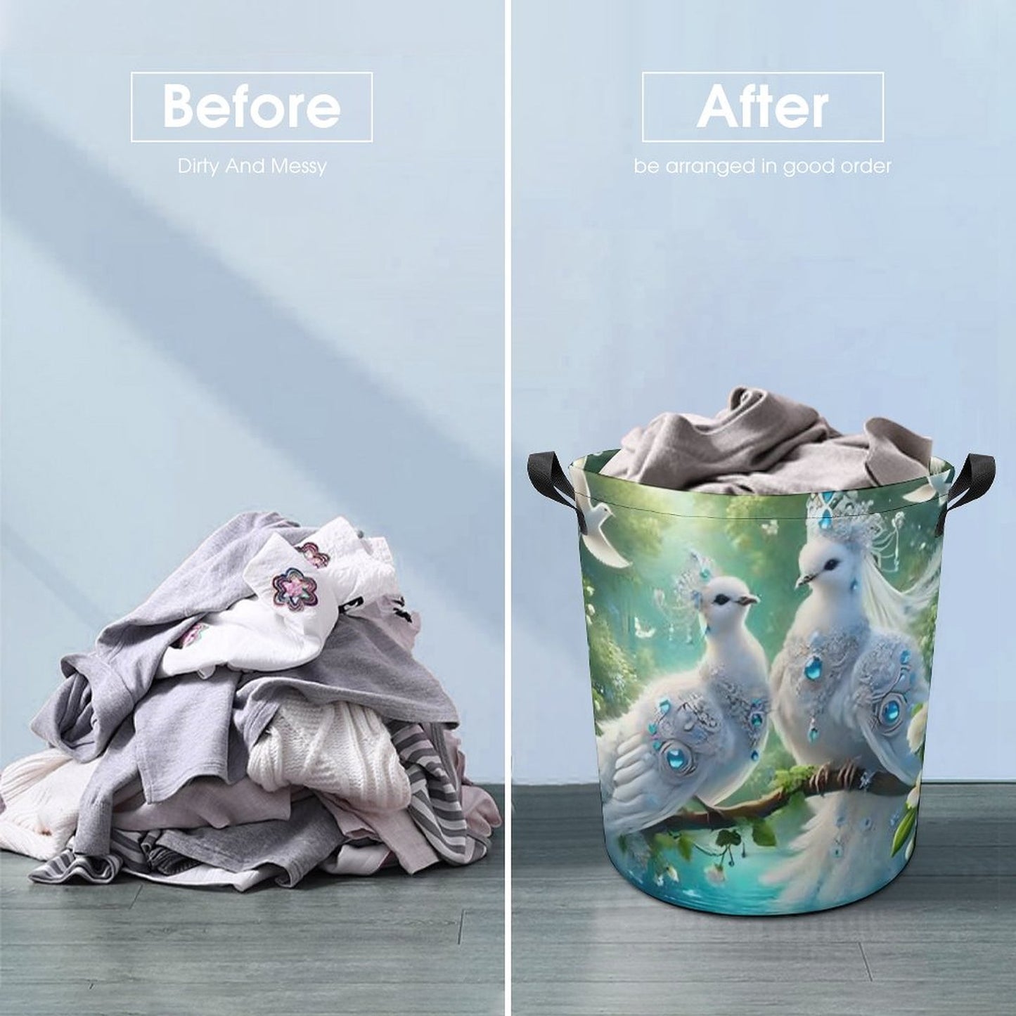 Oxford Collapsible Laundry Basket