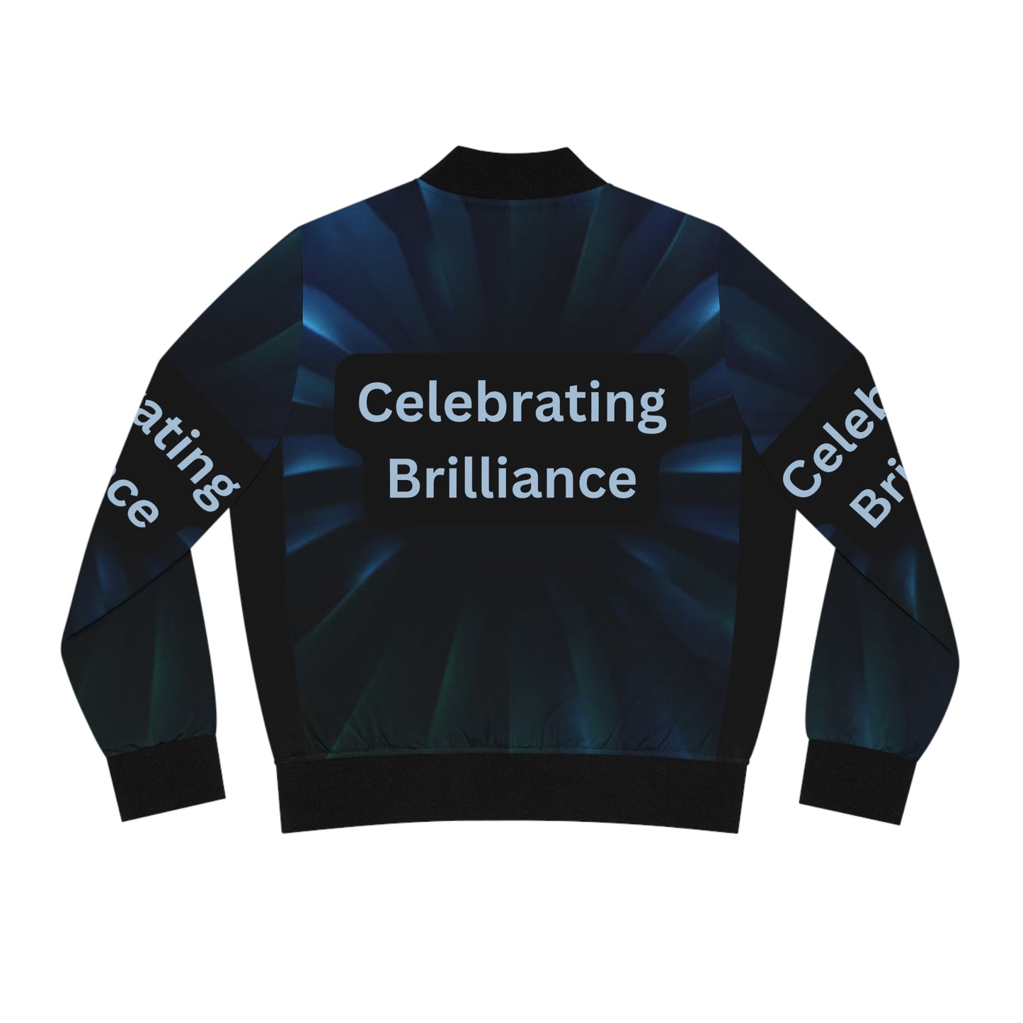 CELEBRATING BRILLIANCE Women's Bomber Jacket (SMALL-2XL) (for groups or events)