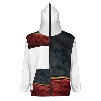 230gsm Custom Zip up Hoodie WY14 (All-Over Printing)