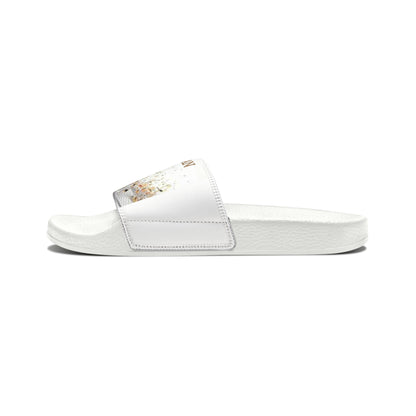 MUSICIAN In Gold Unisex Slide Sandals