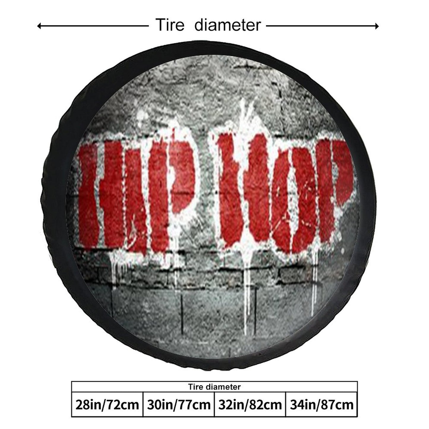 Leather Tire Cover(One-sided Printing)