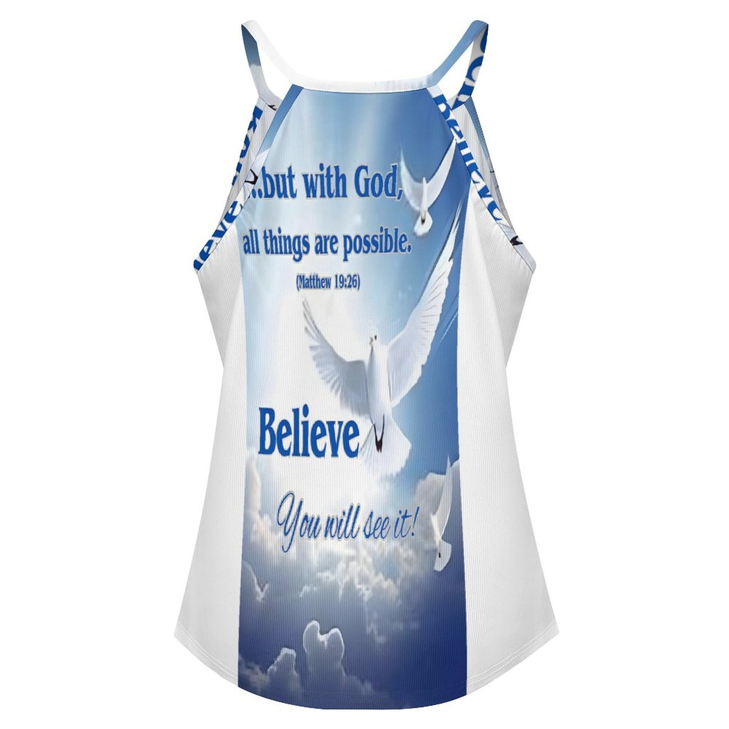 High Neck Tank Top(All-Over Printing)
