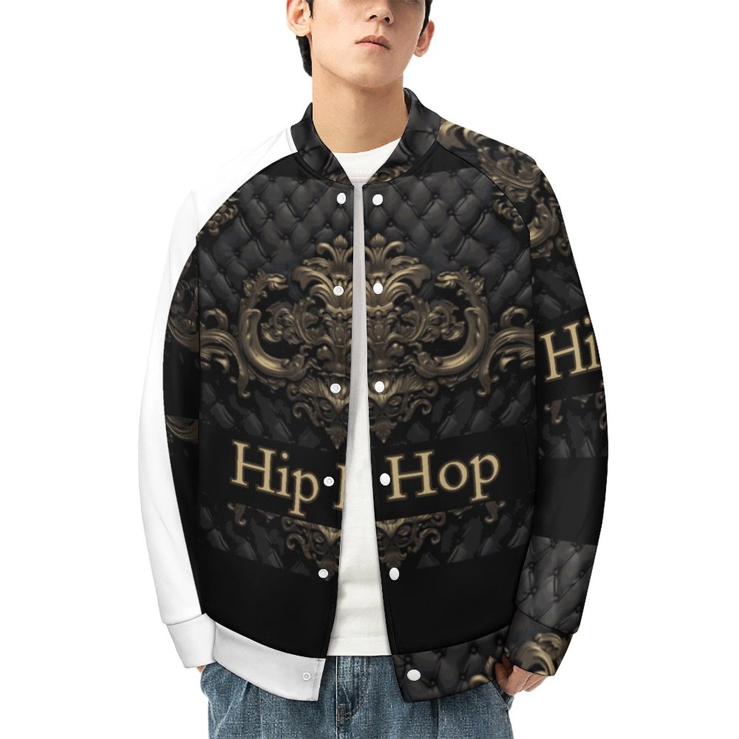 Men's Baseball Jacket (All-Over Printing)