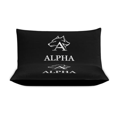 3-Piece Bedding Set-86"×70"/ 218×177cm (Dual-sidede Printing)