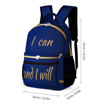 3 Pcs School Backpack Set for Kids (Backpack, Kid's Insulated Lunch Bag & Pencil Case Organizer)