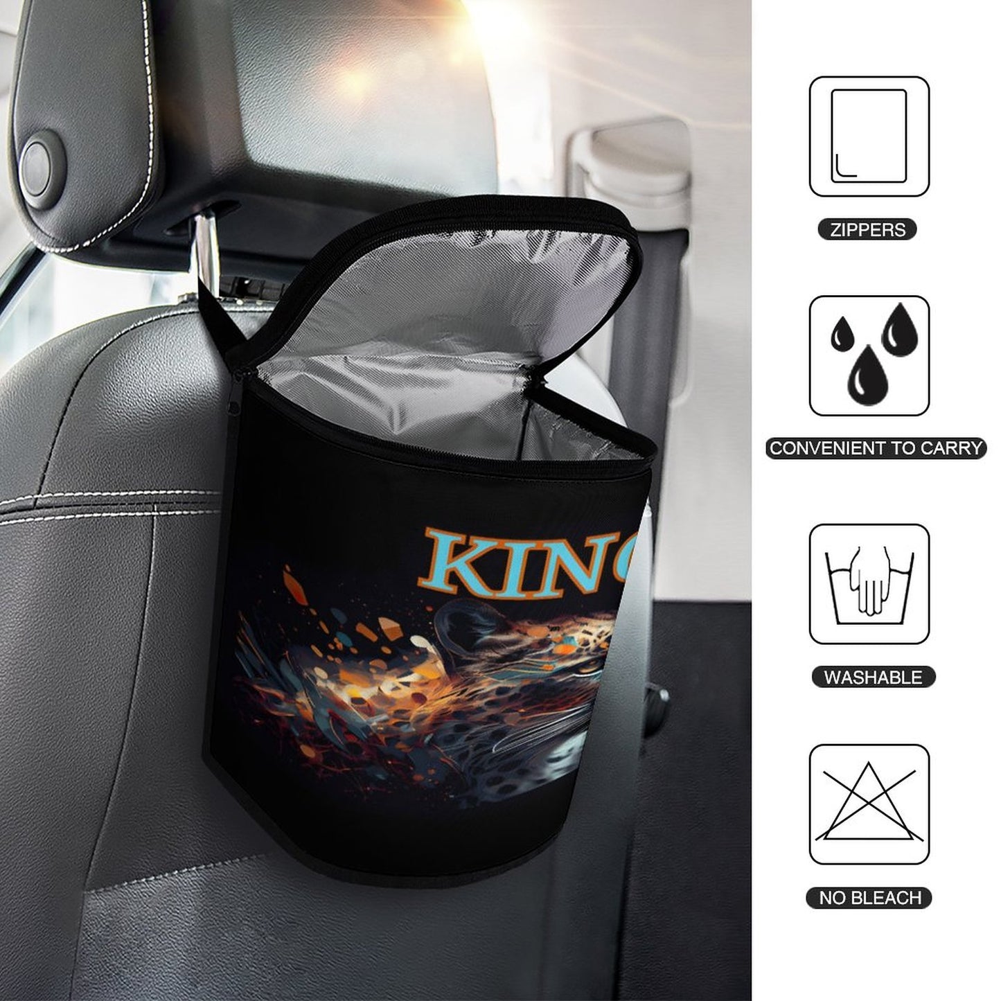 Collapsible Car Trash Bin