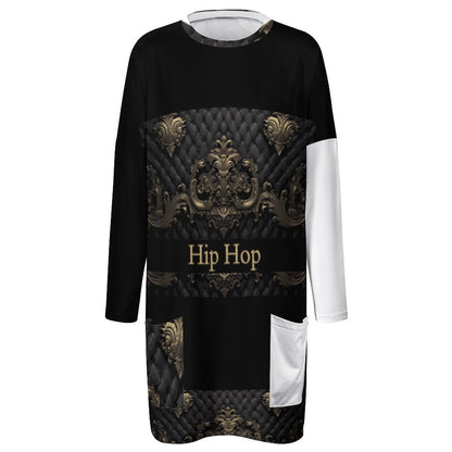 180gsm Custom Long Sleeve T-Shirts with Pocket A072 (All-over Printing)