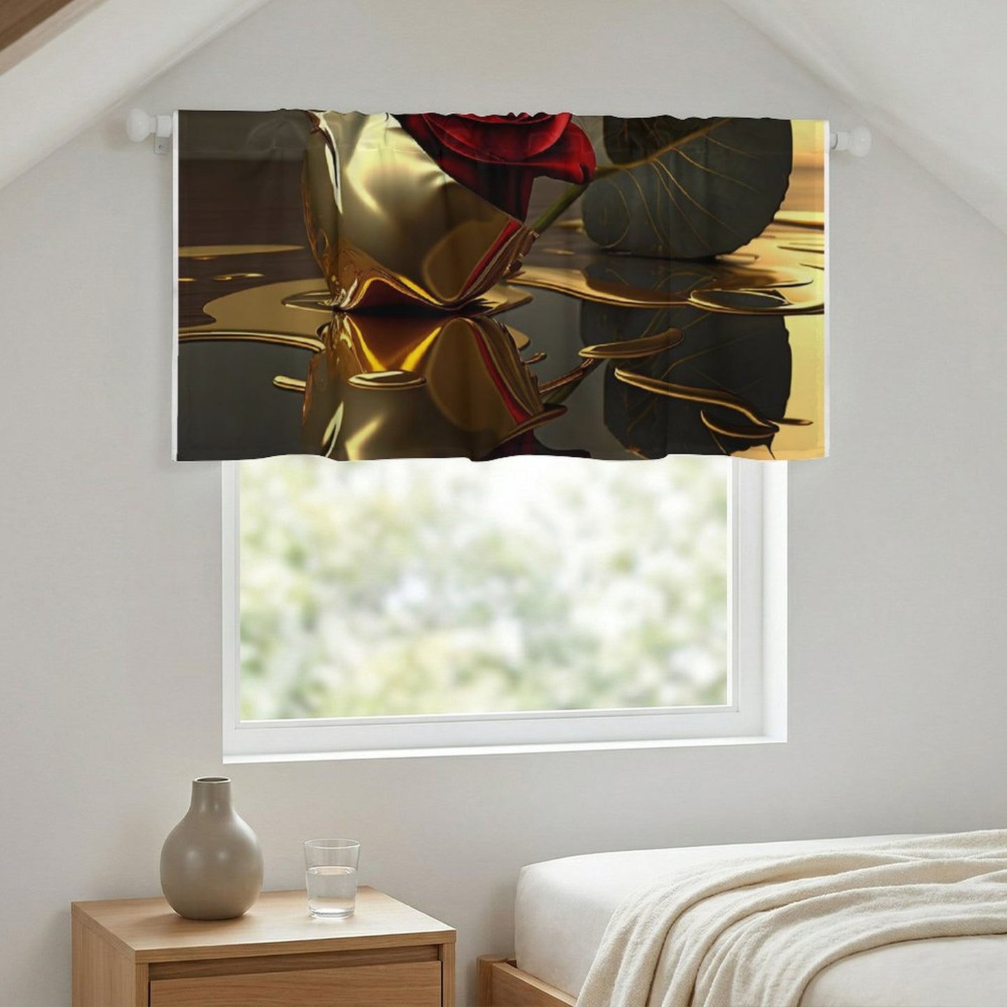 Short Window Curtains(All-Over Printing)