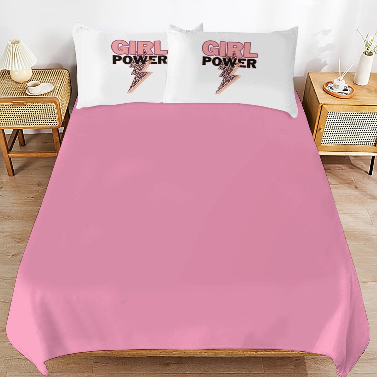 3-Piece Bedding Set-86"×70"/ 218×177cm (Dual-sidede Printing)