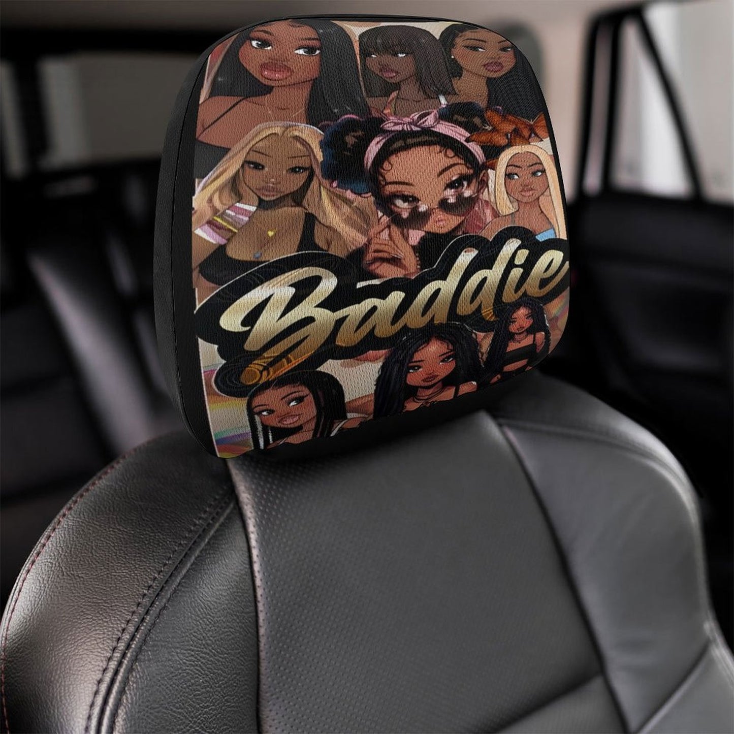 Custom Car Headrest Covers