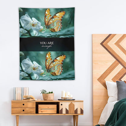 Wall Art with Vertical Tapestry-YOU ARE ENOUGH