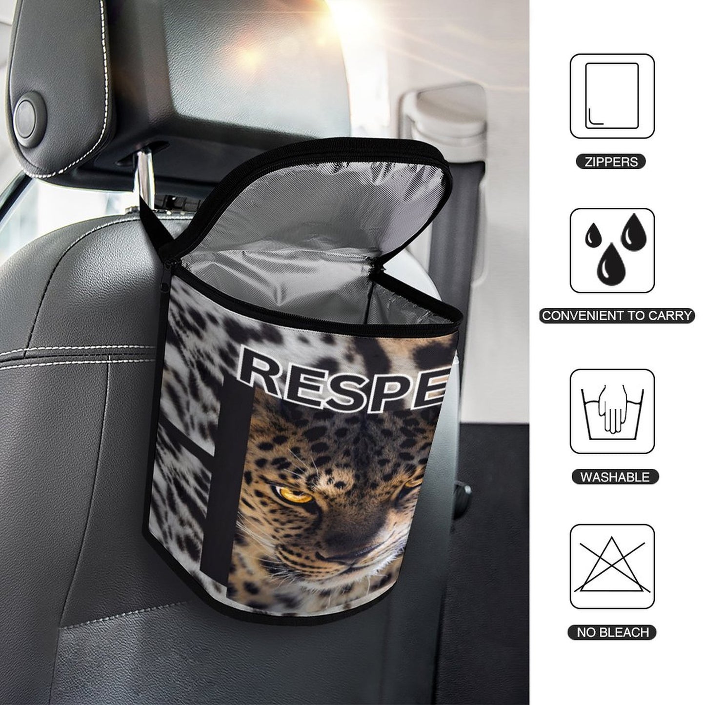 Collapsible Car Trash Bin