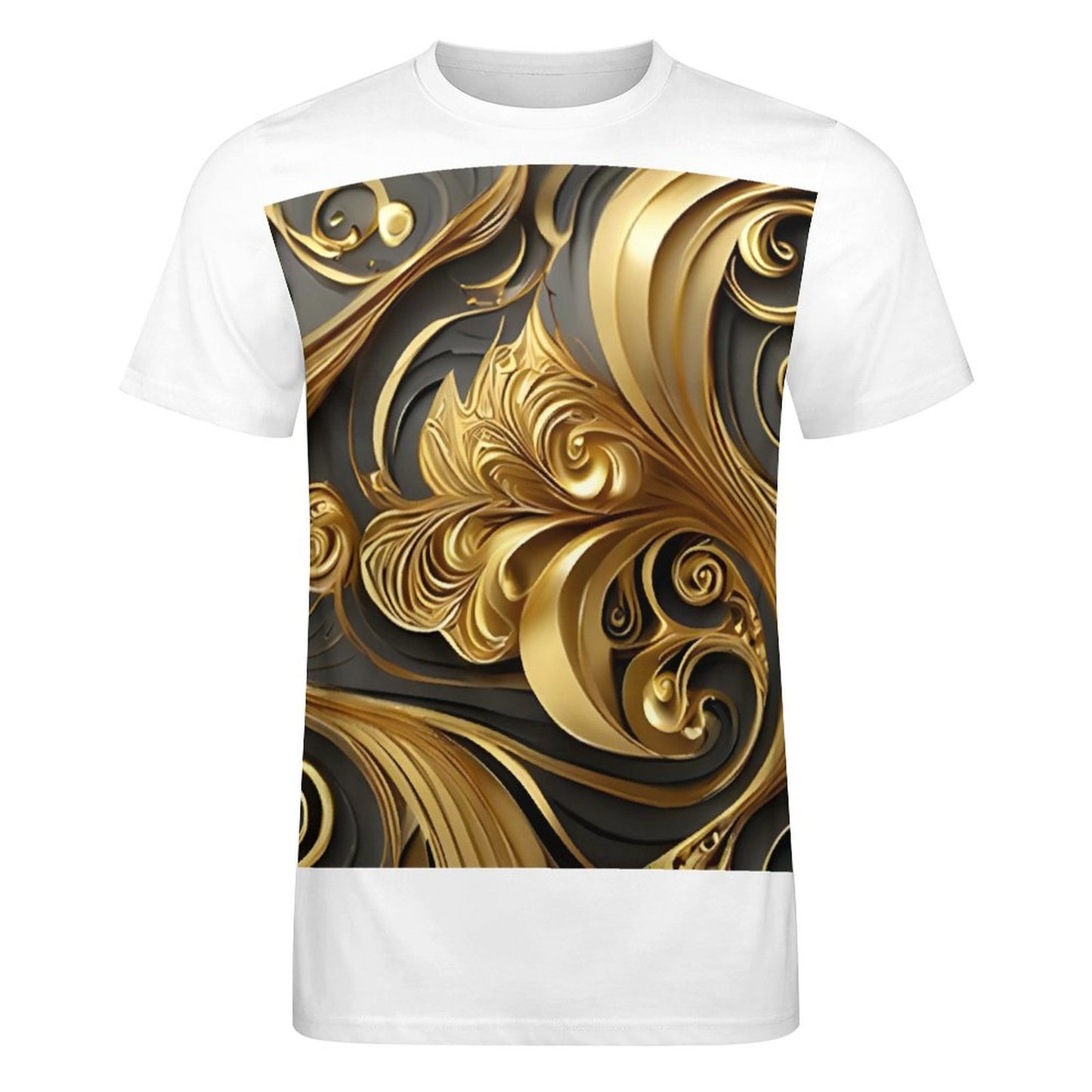 DTG 190gsm Cotton Comfort Short-Sleeve T-Shirt for Men(All-Over Printing)