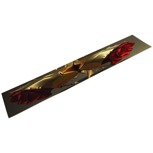 ROSE IN GOLD Flax Table Runner