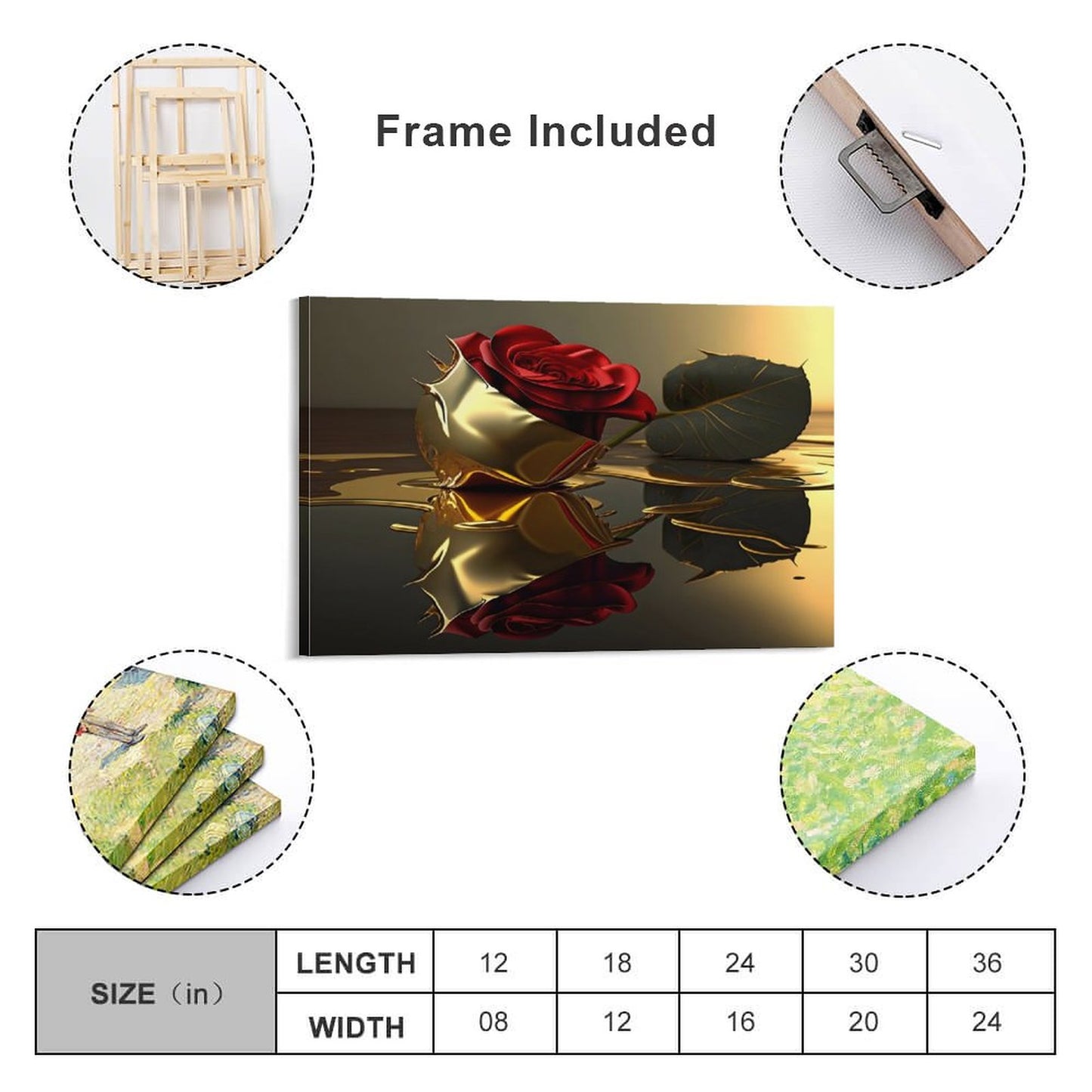 Hanging Poster (Horizontal 3:2)-12x18 inch/ 8x12 inch