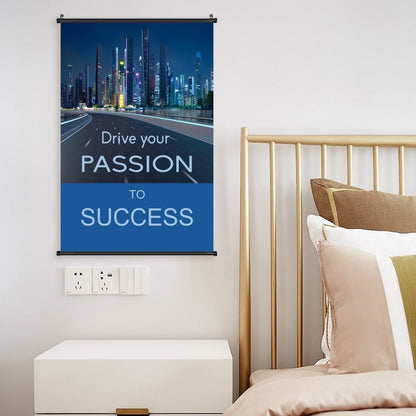 Canvas Hanging Poster with Scrolls-16"x24"/ 40x60cm