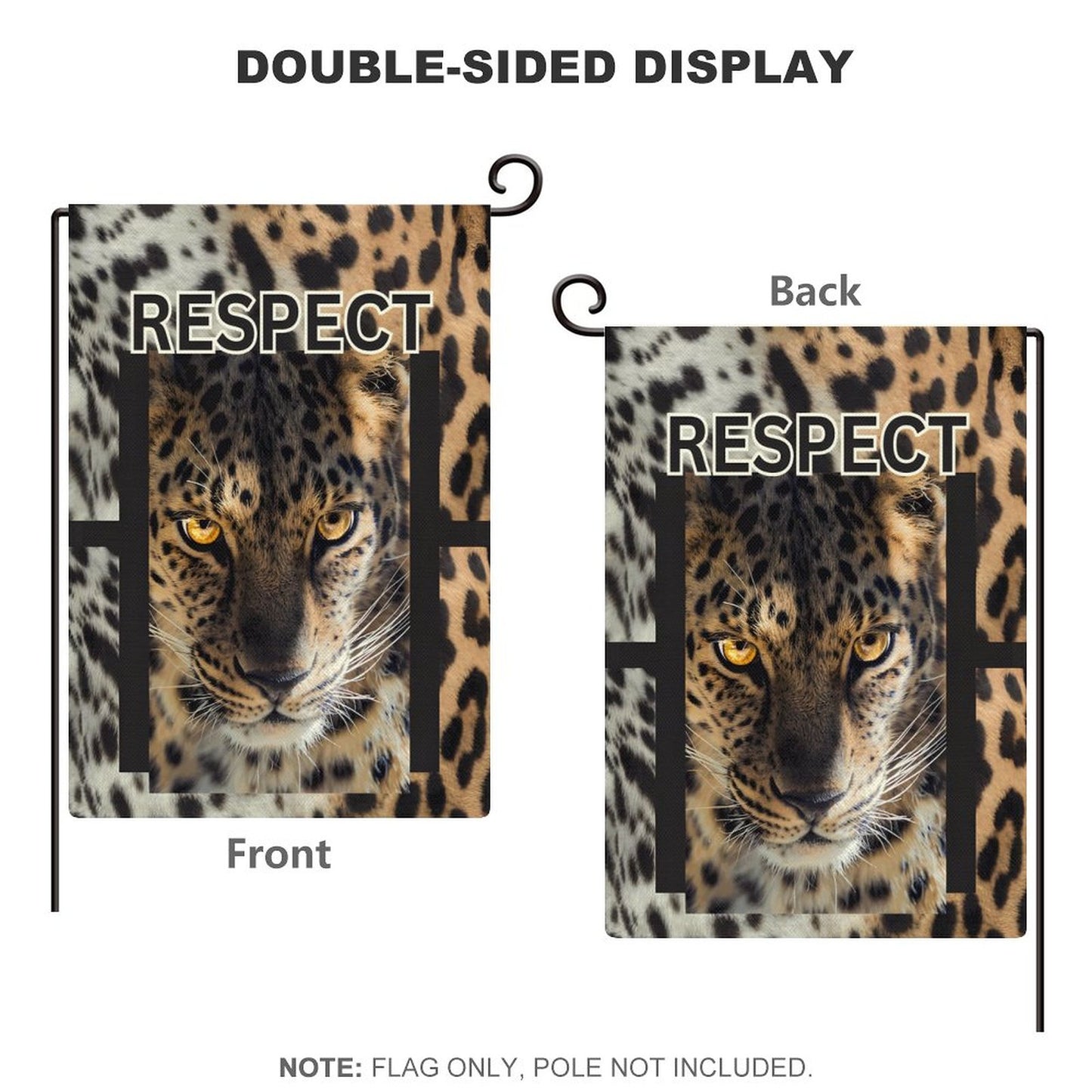 Personalized Flax Garden Flag (Identical Dual-sided Printing)