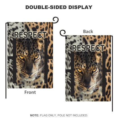 Personalized Flax Garden Flag (Identical Dual-sided Printing)