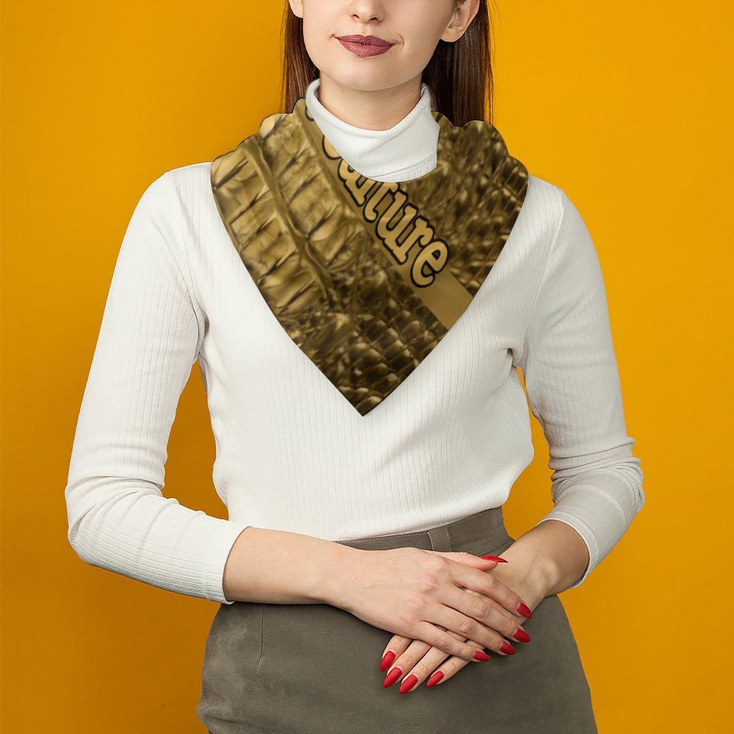 STREET CULTURE Square Scarf-Imitated Silk-2 sizes