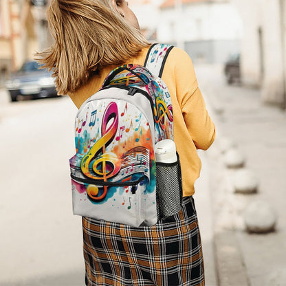 MUSIC GRAFFITI Children's School Backpack