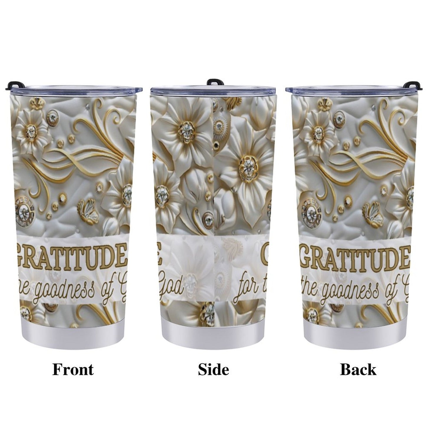Car Travel Mug Set with Cleaning Kit (590ml/20oz)