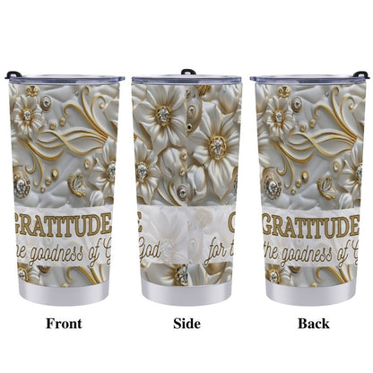 Car Travel Mug Set with Cleaning Kit (590ml/20oz)