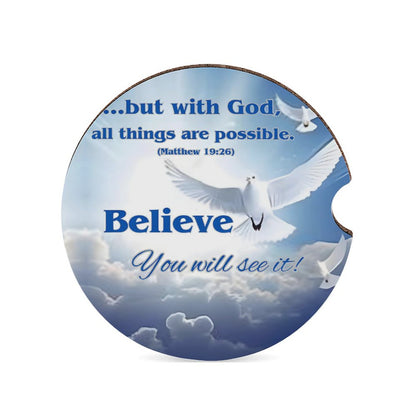 Car Coaster-BELIEVE