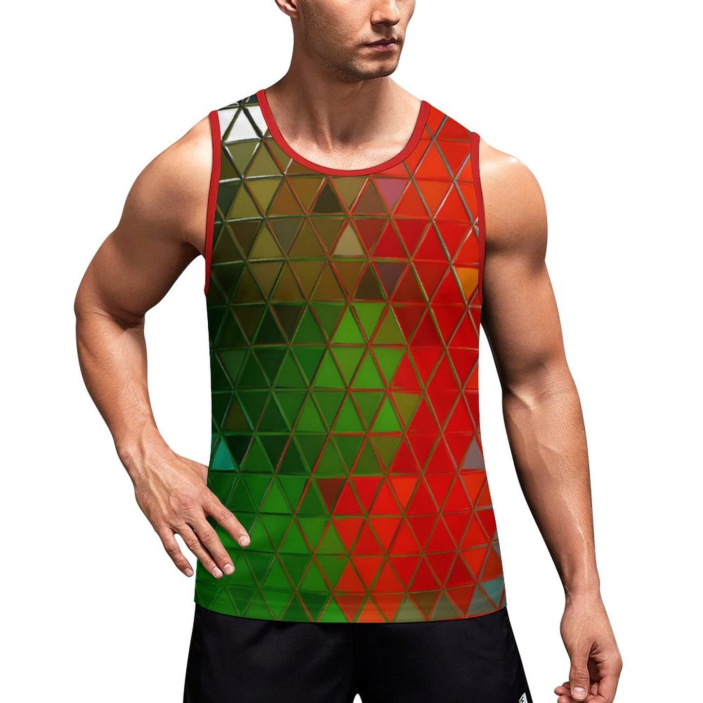 GLASS PRISM Men's Tank Top-SMALL-5XL