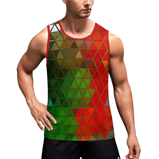 GLASS PRISM Men's Tank Top-SMALL-5XL