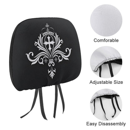 Custom Car Headrest Covers