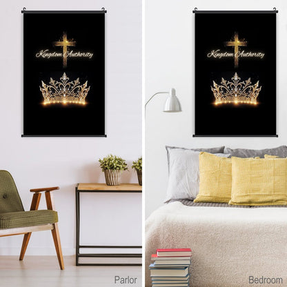 Canvas Hanging Poster with Scrolls-16"x24"/ 40x60cm