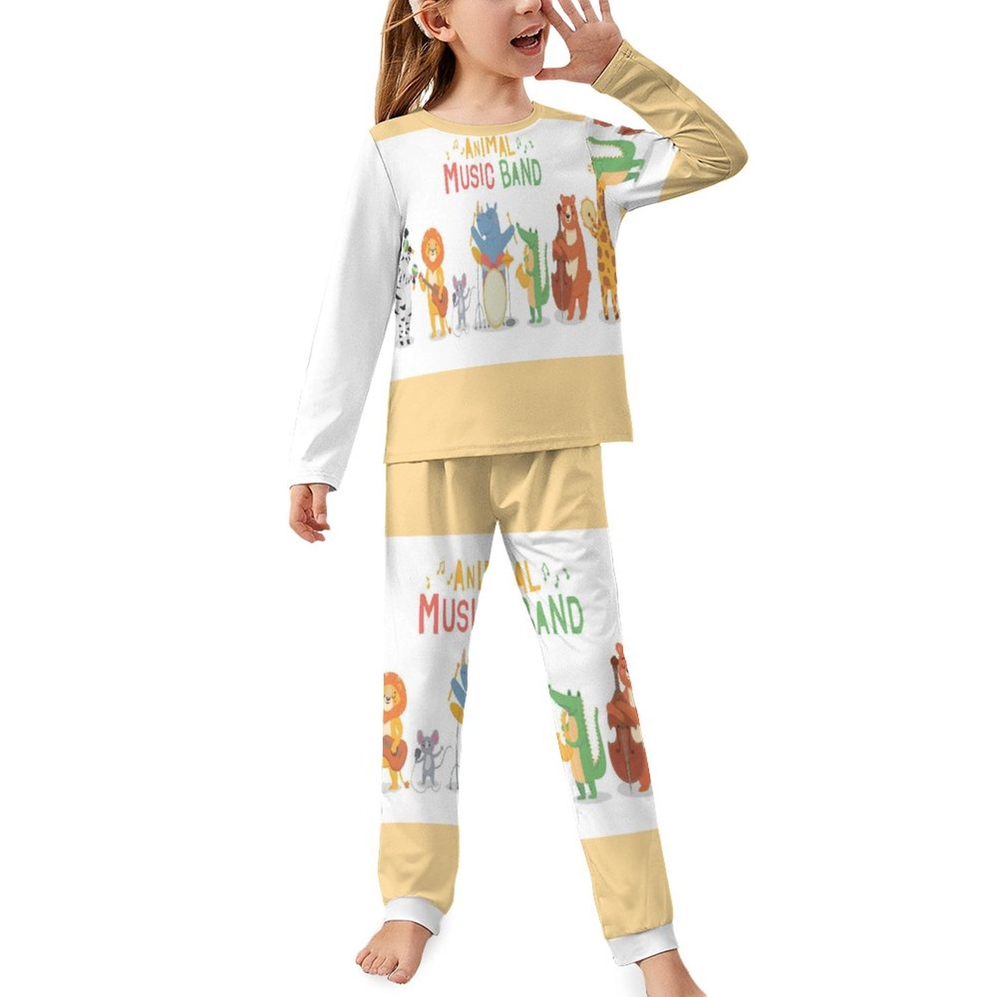 Long Sleeve Girls Nightwear JTZ (All-Over Printing)