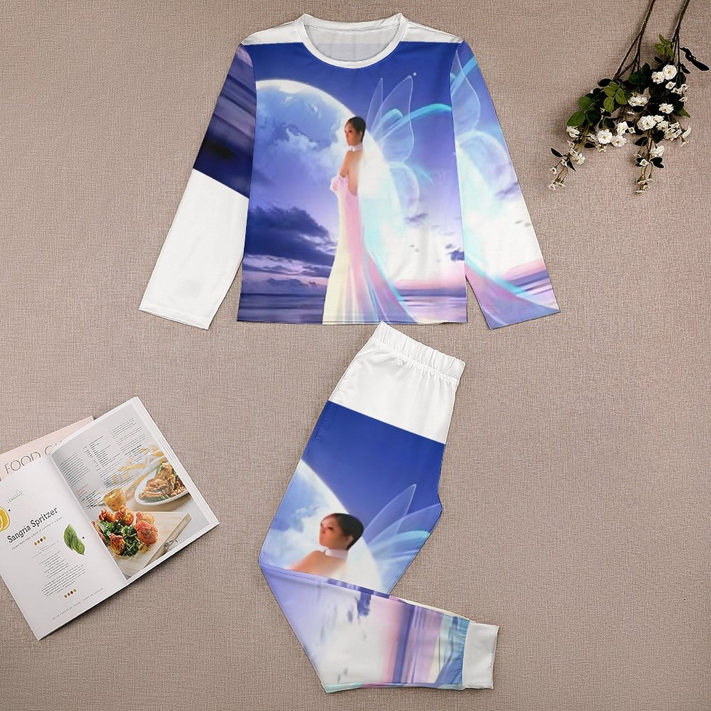 Long Sleeve Girls Nightwear JTZ (All-Over Printing)