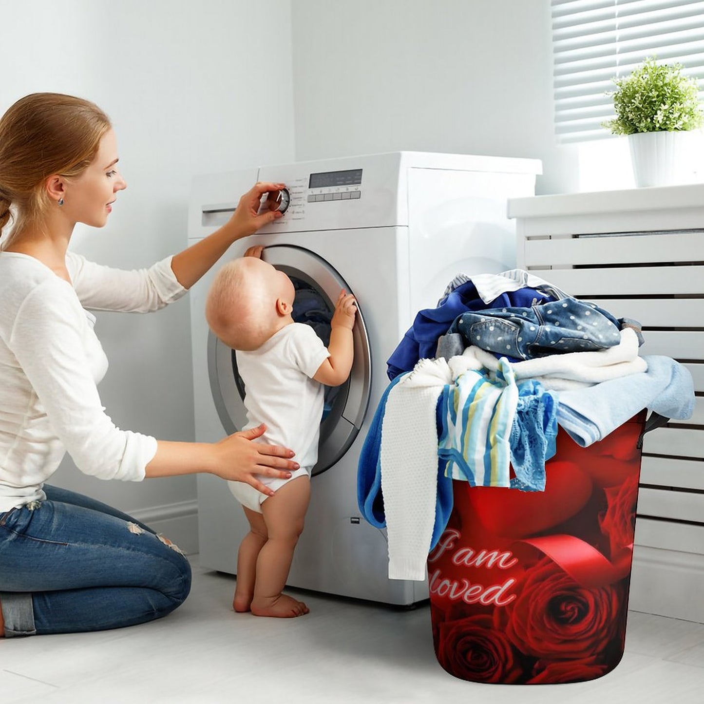 Oxford Collapsible Laundry Basket