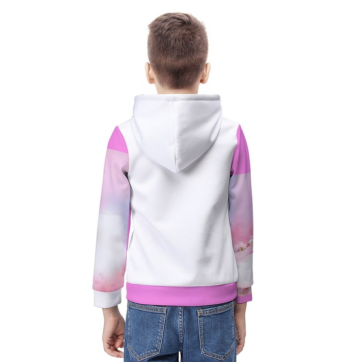 160gsm Children's Lightweight Pullover Hoodie A38H (All-Over Printing)