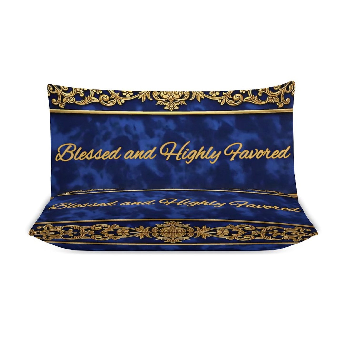 3-Piece Bedding Set-90"x90"/ 229x229cm (Dual-sided Printing)