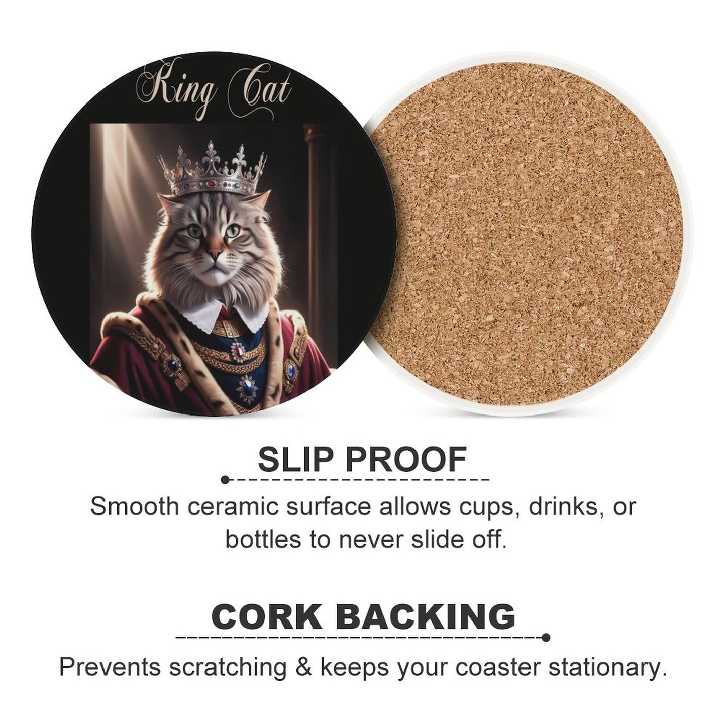 Round Ceramic Coaster
