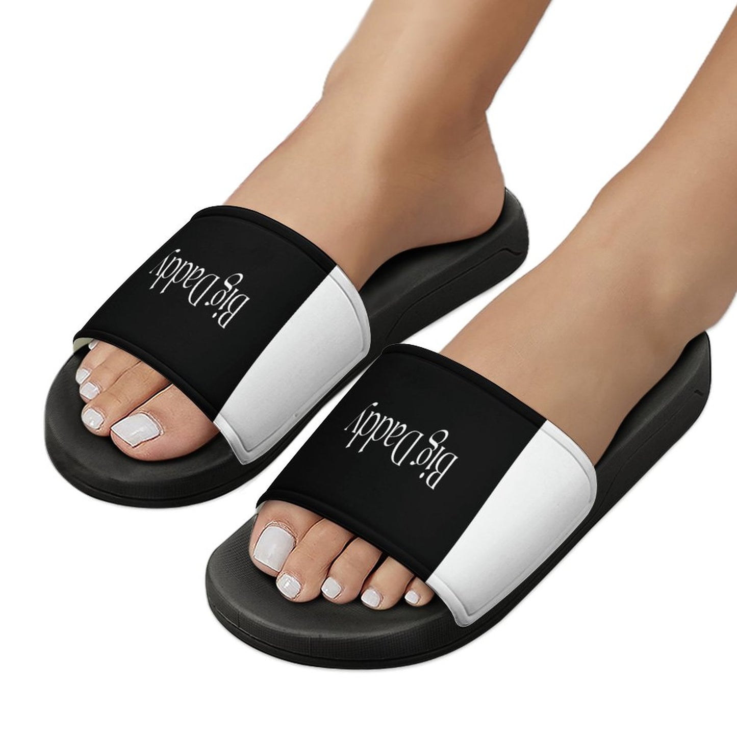Unisex PVC Slippers-BIG DADDY (WHITE SOLES/BLACK SOLES)