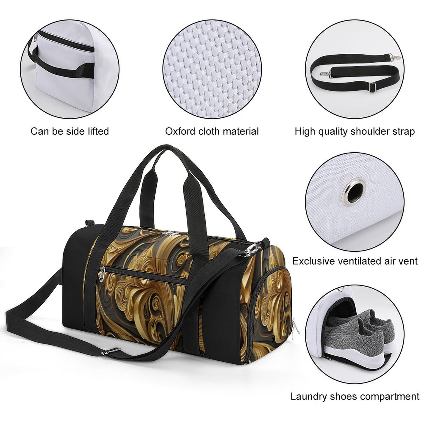 Gym bag A017 Large Capacity Sports Duffel