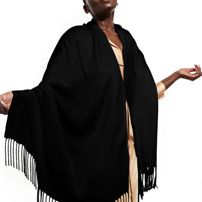 Cashmere-like Tassel Scarf (All-Over Printing)