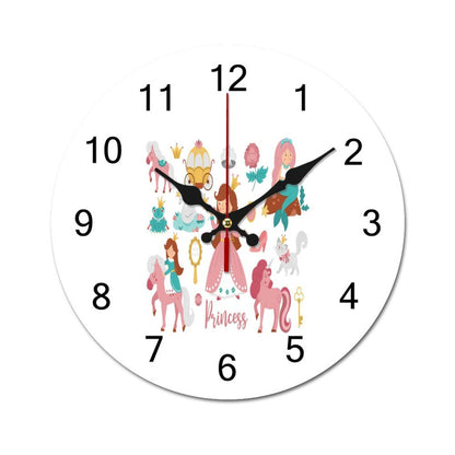 Concise Silent Wooden Wall Clock-9.84"x9.84"/ 25x25cm