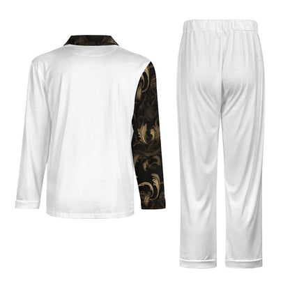 BLACK & GOLD ACCENT Night Suit for Men
