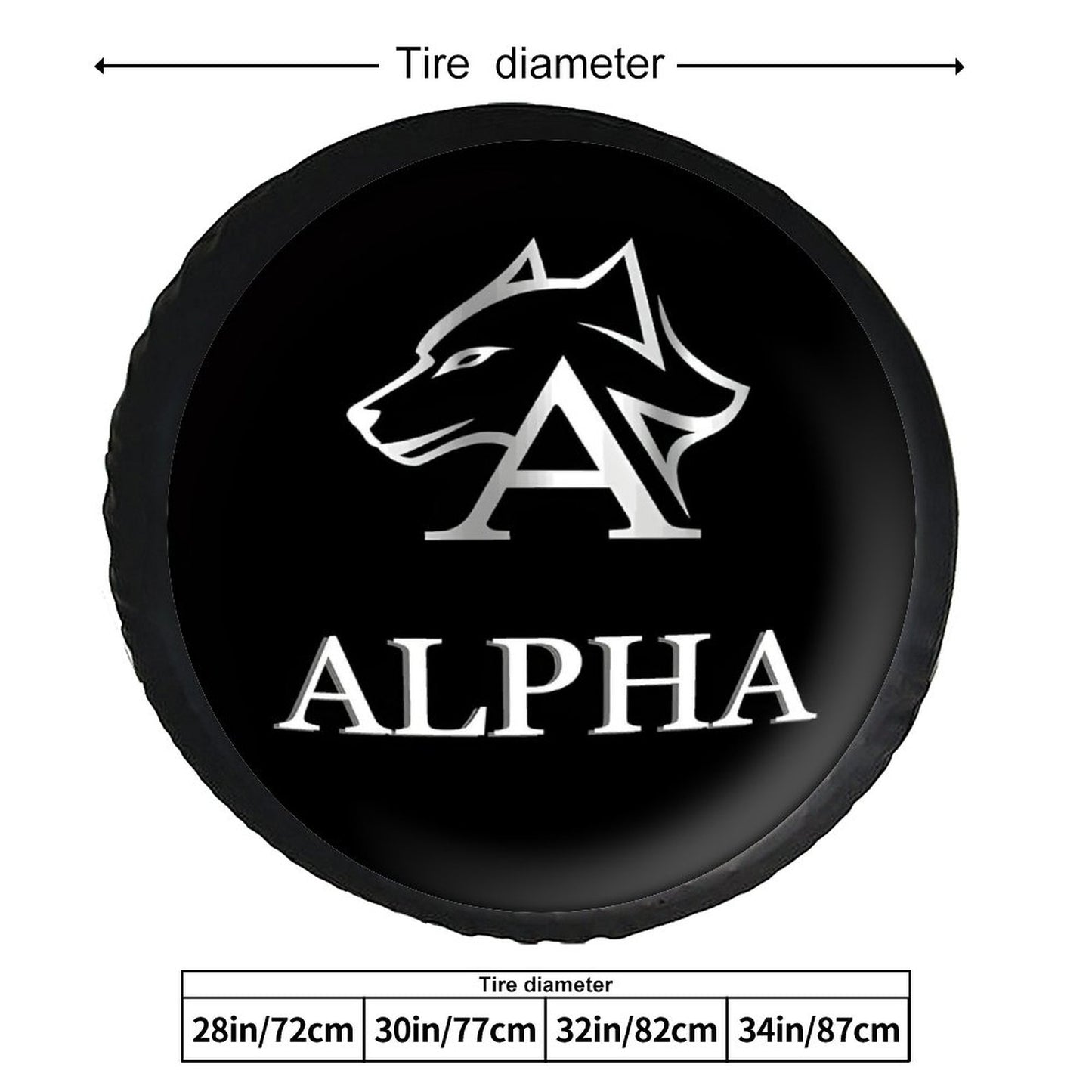 Leather Tire Cover(One-sided Printing)