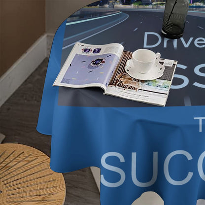 Round Tablecloth on Round Table