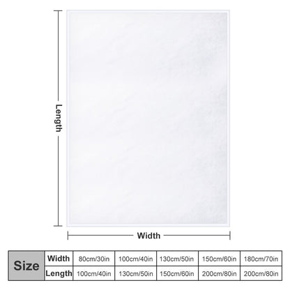 280gsm Flannel Blanket-60"x80" (Dual-sided Printing)