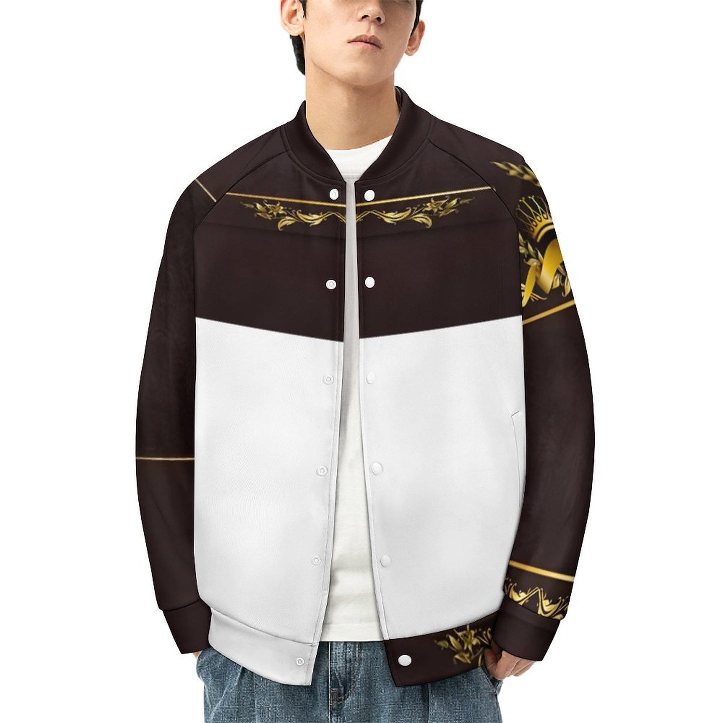 Men's Baseball Jacket (All-Over Printing)