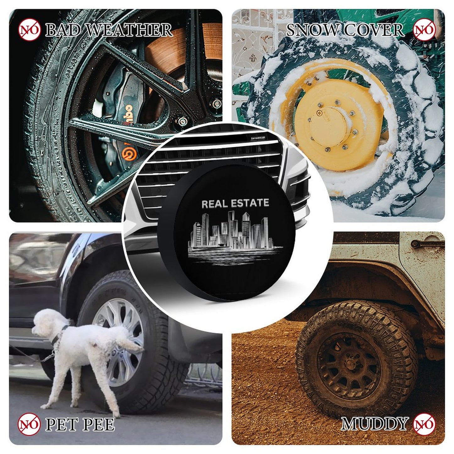 Oxford Cloth Tire Cover
